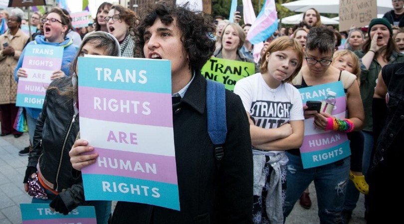 "Los derechos trans son derechos humanos" | Imagen: Rachael Warriner (Shutterstock)