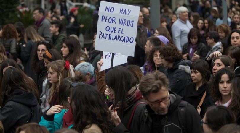 Manifestación del Día de la Mujer en Barcelona. MASSIMILIANO MINOCRI