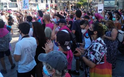 Spanische Gruppen Von Transgender-Personen Und Deren Familien Beginnen Einen Hungerstreik