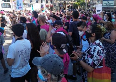 Spanische Gruppen Von Transgender-Personen Und Deren Familien Beginnen Einen Hungerstreik