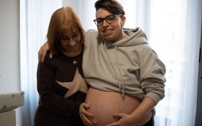 Rubén Castro, embarazado de 40 semanas: «Mi parto idílico sería en el agua y sin epidural»