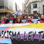 Movilización en Madrid en defensa de tramitar “ya” la ley trans para “luchar contra el fascismo”
