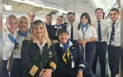 Aerolíneas Argentinas tiene la primera pilota trans de la historia de la aviación argentina