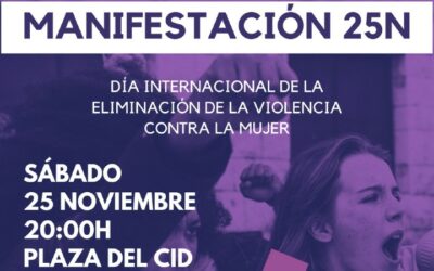 Bloque unitario transfeminista en la manifestación del 25N: Día Internacional Contra las Violencias Machistas