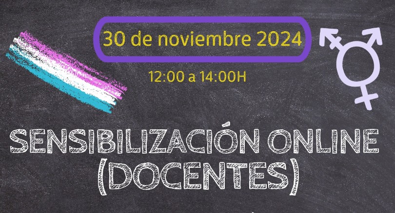 Sensibilización online enfocada a docentes - Noviembre 2024 @ Online